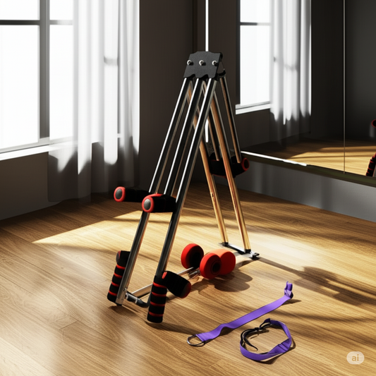 Adjustable Leg Stretcher Machine – Stainless Steel Flexibility Trainer for Home & Gym