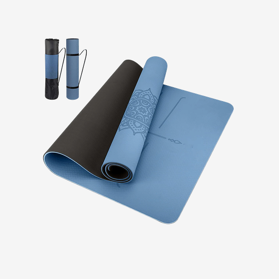 TPE Yoga Mat – Non-Slip, Eco-Friendly, Tear-Resistant Pilates & Exercise Mat (6mm)