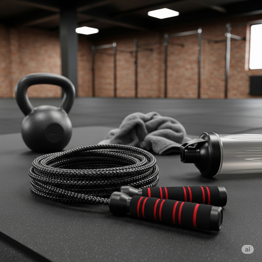 Adjustable Speed Jump Rope with Ball Bearings – Tangle-Free Steel Wire Skipping Rope with Foam Handles for Fitness & Weight Loss