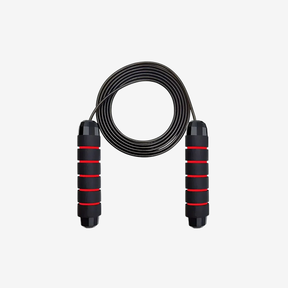 Adjustable Speed Jump Rope with Ball Bearings – Tangle-Free Steel Wire Skipping Rope with Foam Handles for Fitness & Weight Loss