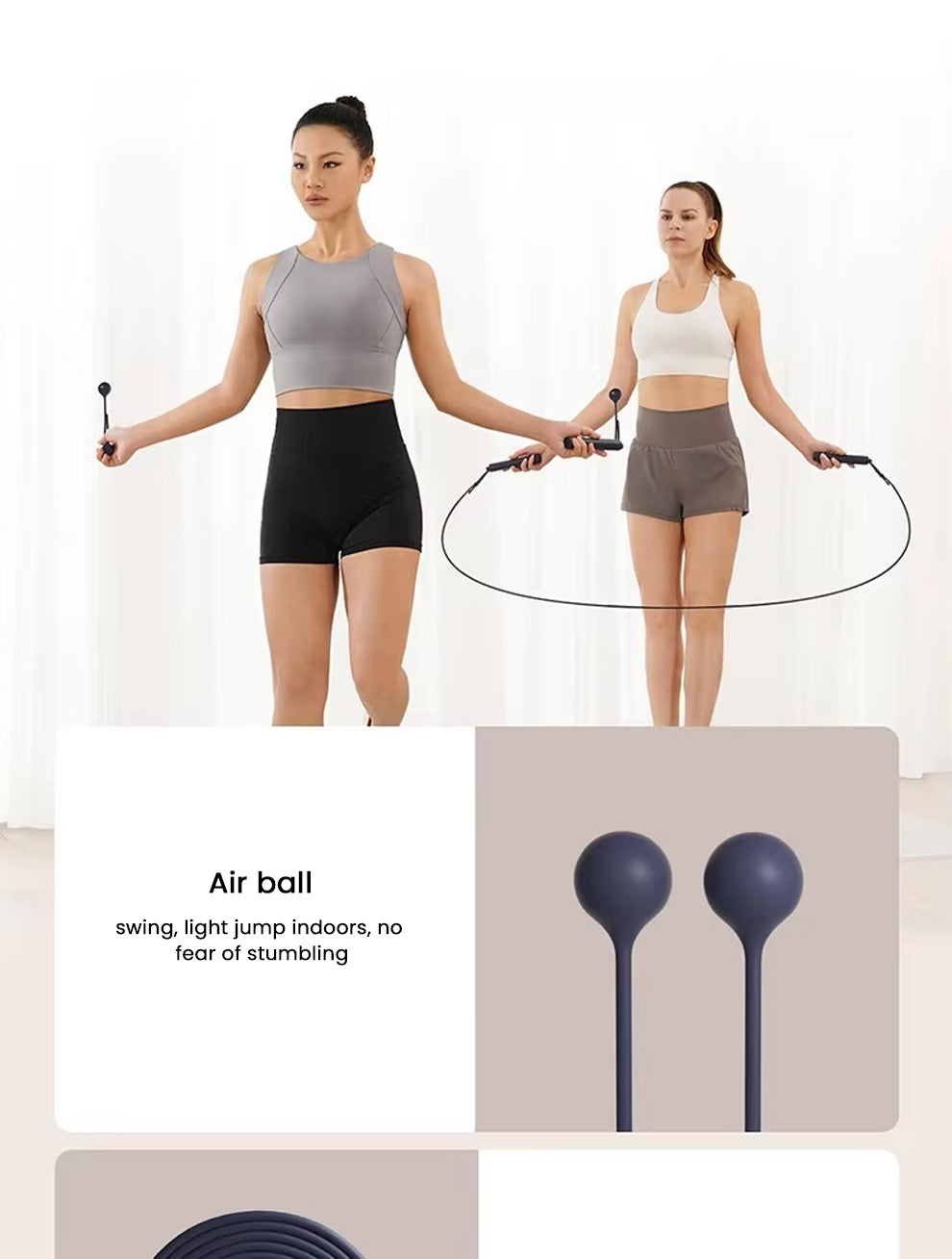 Xiaomi Mijia Smart Skipping Jump Rope with Digital Counter & Mi Fitness App | Adjustable Length & Calorie Tracking