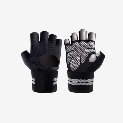 Dumbbell Gloves for Men & Women – Weightlifting, Crossfit, Bodybuilding, Workout Gym Gloves with Wrist Support