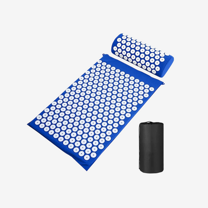 Acupressure Massage Mat & Pillow Set – Stress Relief, Back & Neck Pain Therapy, Relaxation Cushion