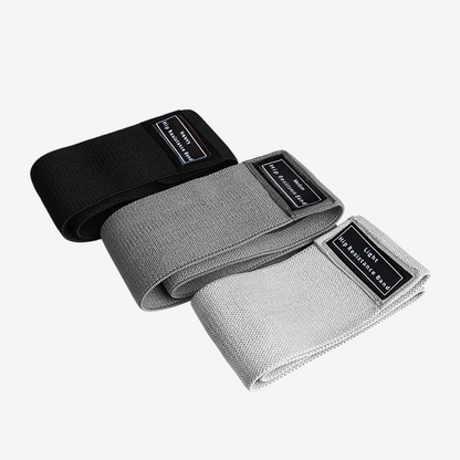 Booty Bands Set – 3 Resistance Levels (Light/Medium/Heavy) | Non-Slip Fabric Glute Bands for Workout & Fitness