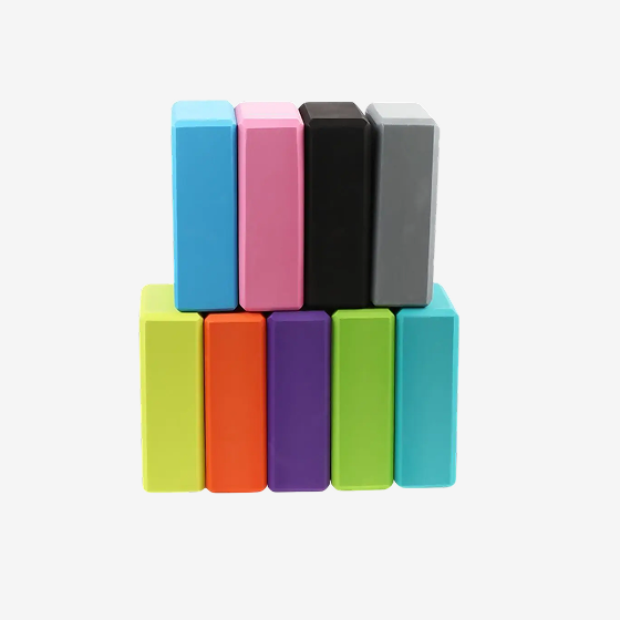 Colored EVA Yoga Block – Non-Slip Foam Yoga Brick for Pilates, Stretching & Fitness Training