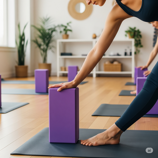 EVA Yoga Block – High Density Foam Brick for Training, Pilates, Stretching & Fitness Support