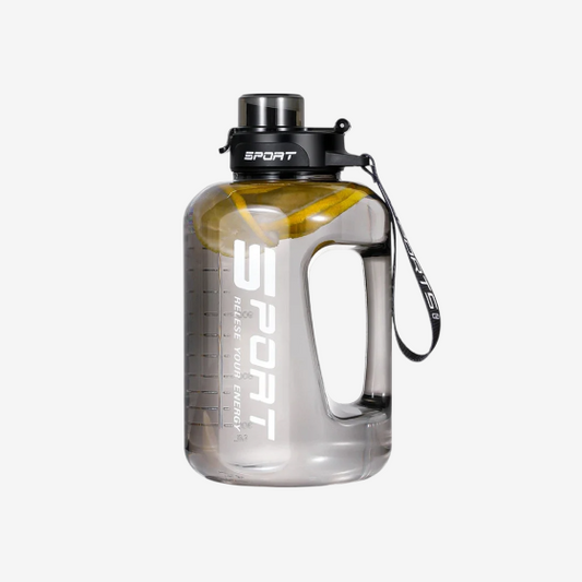 Fitness&Sports Water Bottle with Hydration Measurement Marking-Large Capacity for Cycling, Gym, Camping-Leakproof Durable Design