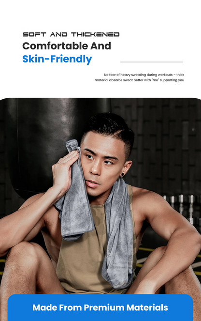 Quick-Dry Fitness Towel – Multifunctional Gym, Sports & Swimming Microfiber Towel