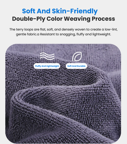 Quick-Dry Fitness Towel – Multifunctional Gym, Sports & Swimming Microfiber Towel