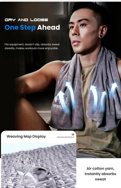 Quick-Dry Fitness Towel – Multifunctional Gym, Sports & Swimming Microfiber Towel