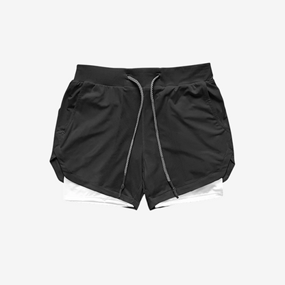 Men’s Gym Shorts – Running & Workout Shorts with Liner, Phone Pockets & Towel Loop – Quick Dry, Lightweight Athletic Training Shorts