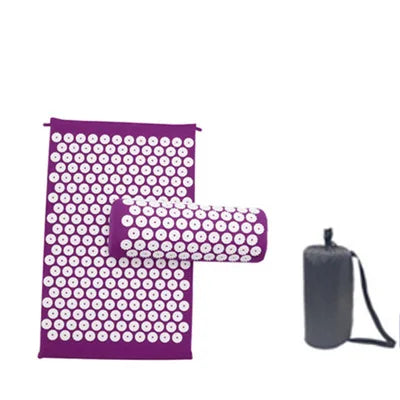 Acupressure Massage Mat & Pillow Set – Stress Relief, Back & Neck Pain Therapy, Relaxation Cushion