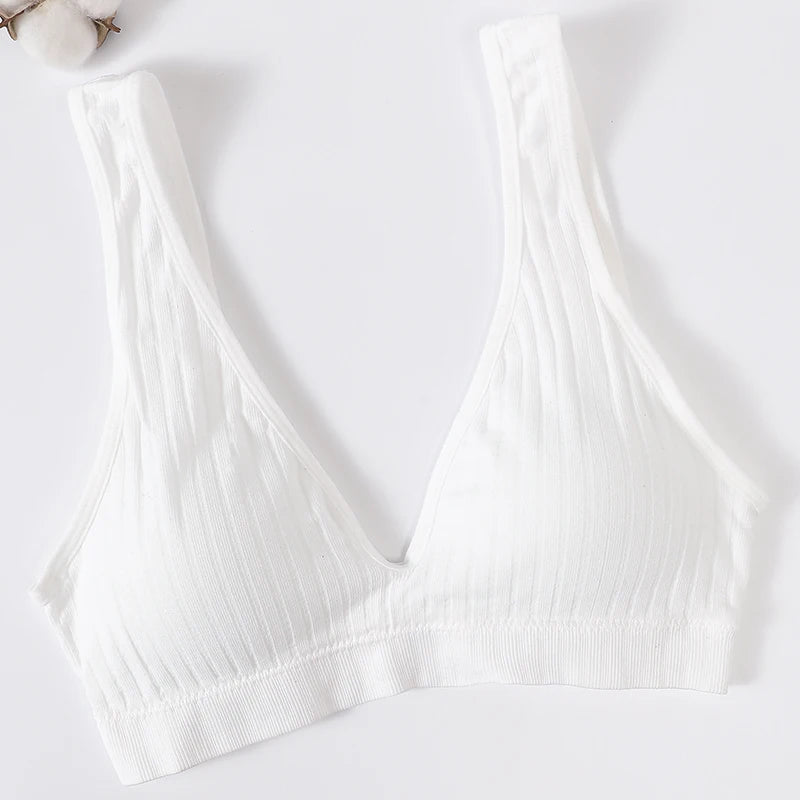 Seamless Bras For Women Sports Deep V Bra Tops Female Non-wire Brassiere Women Underwear Backless Sexy Lingerie Soft Intimates