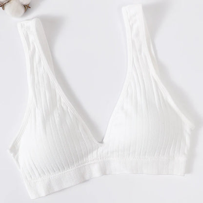 Seamless Bras For Women Sports Deep V Bra Tops Female Non-wire Brassiere Women Underwear Backless Sexy Lingerie Soft Intimates