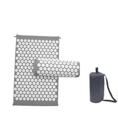 Acupressure Massage Mat & Pillow Set – Stress Relief, Back & Neck Pain Therapy, Relaxation Cushion