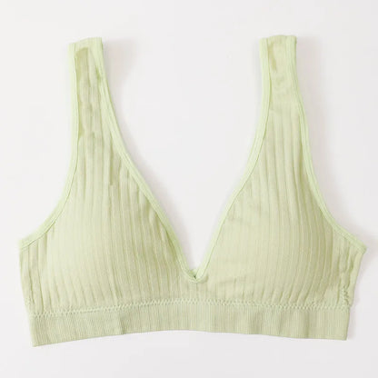 Seamless Bras For Women Sports Deep V Bra Tops Female Non-wire Brassiere Women Underwear Backless Sexy Lingerie Soft Intimates
