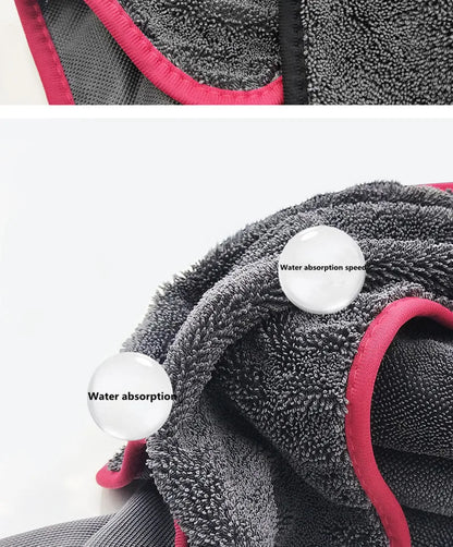 "60x90cm Microfiber Car Wash Towel – 600GSM Extra Soft, Super Absorbent & Quick-Dry"