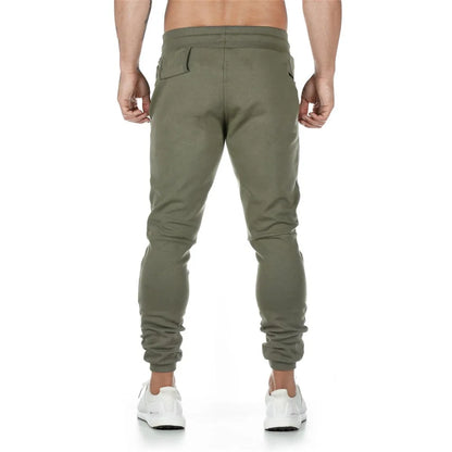Joggers Sweatpants for Men – Casual Slim Fit Gym & Fitness Pants with Zipper Pockets