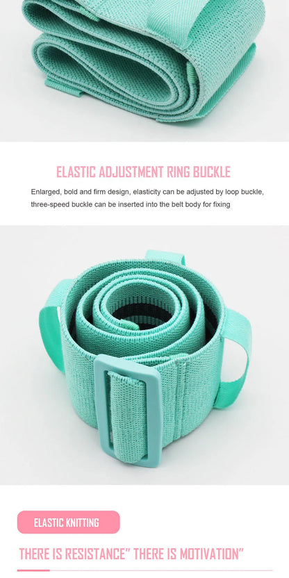 AOLIKES Adjustable Elastic Hip Booty Bands Anti Slip Resistance Bands Thick with Inner Grip Strip for Fitness Legs Butt Glute