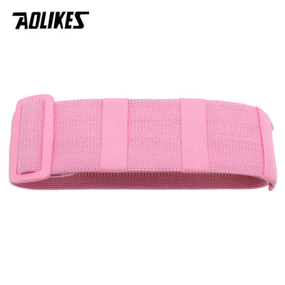 AOLIKES Adjustable Elastic Hip Booty Bands Anti Slip Resistance Bands Thick with Inner Grip Strip for Fitness Legs Butt Glute