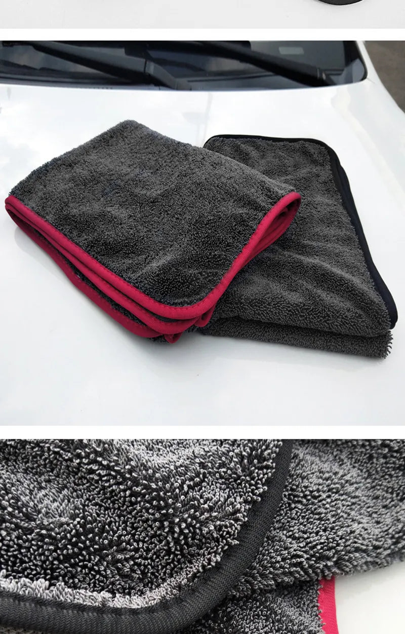 "60x90cm Microfiber Car Wash Towel – 600GSM Extra Soft, Super Absorbent & Quick-Dry"