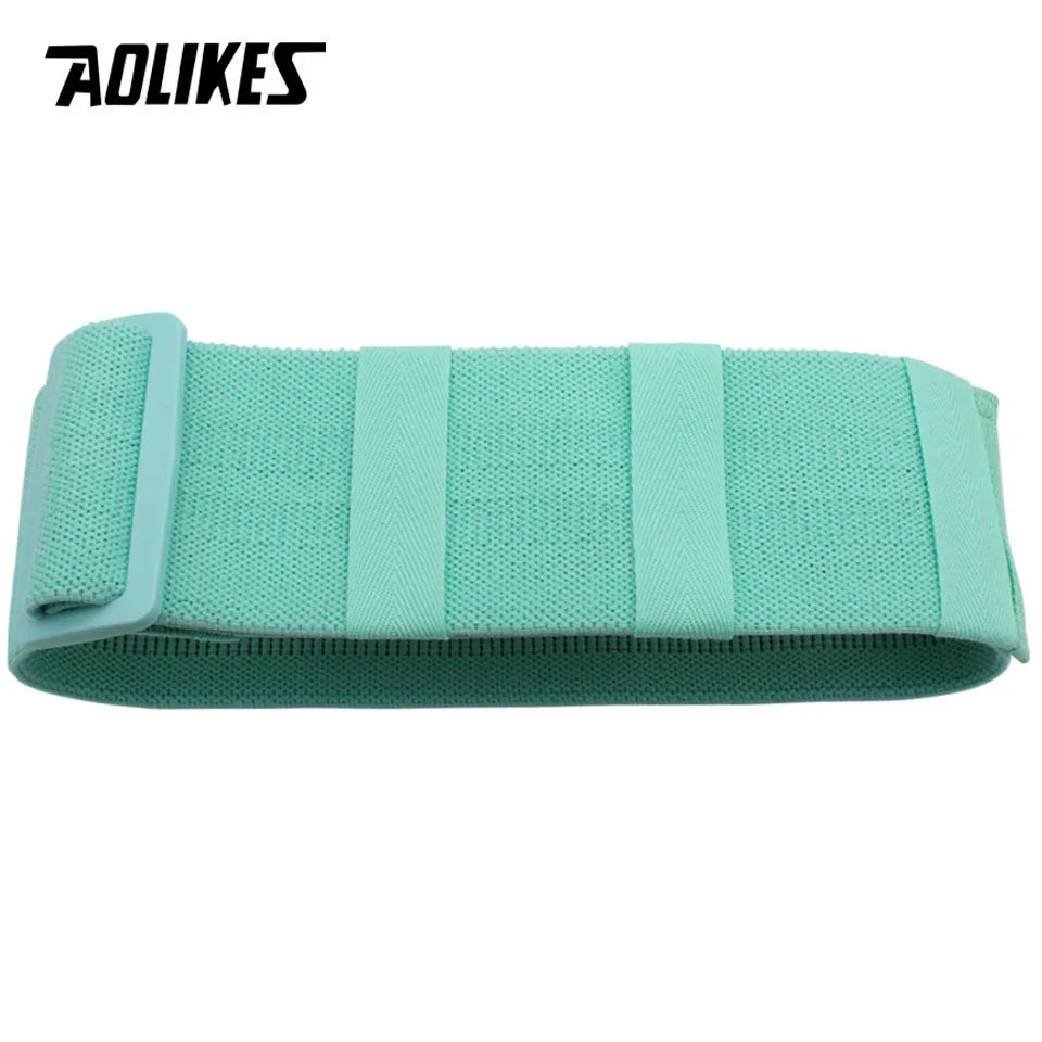 AOLIKES Adjustable Elastic Hip Booty Bands Anti Slip Resistance Bands Thick with Inner Grip Strip for Fitness Legs Butt Glute