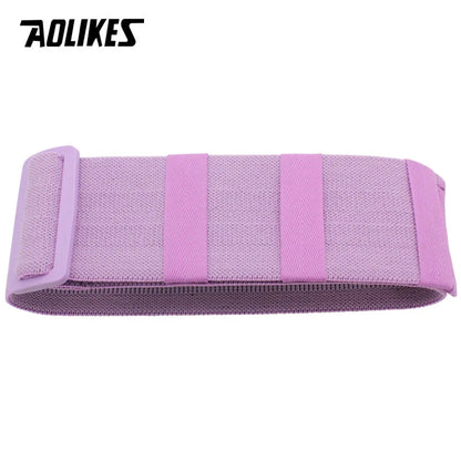 AOLIKES Adjustable Elastic Hip Booty Bands Anti Slip Resistance Bands Thick with Inner Grip Strip for Fitness Legs Butt Glute