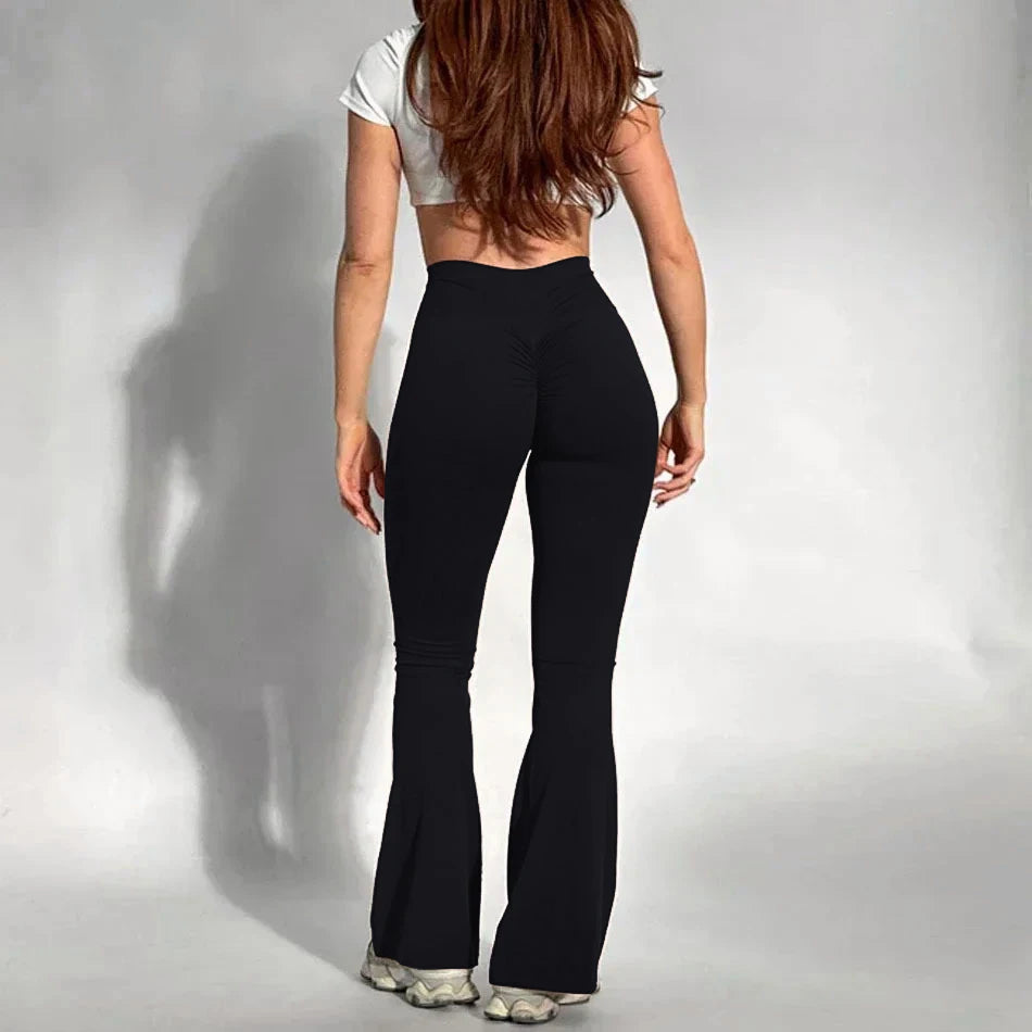 High Waist Yoga Leggings – Butt Lifting, Scrunch, Workout & Gym Pants