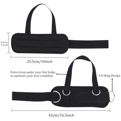 Ankle Strap for Cable Machine Kickbacks, Glute & Leg Workout, Hip Abductor Training, Adjustable Gym Cuffs