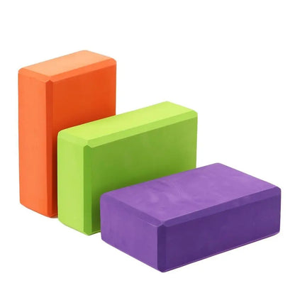 Colored EVA Yoga Block – Non-Slip Foam Yoga Brick for Pilates, Stretching & Fitness Training
