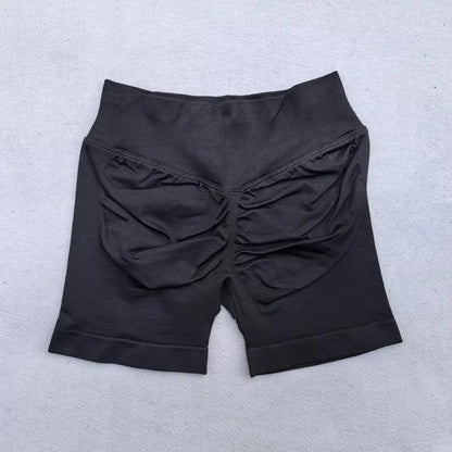 4.5" Seamless Shorts Ribbed Yoga Shorts Women Flex Scrunch Bum Gym Shorts Booty Running Short Butt Lifting Workout Pants