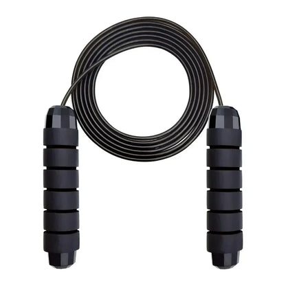 Adjustable Speed Jump Rope with Ball Bearings – Tangle-Free Steel Wire Skipping Rope with Foam Handles for Fitness & Weight Loss