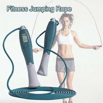 Outdoor Jump Rope with Non-slip Handle Digital Counting Tangle-Free Skipping Rope Fitness Equipment for Men Women
