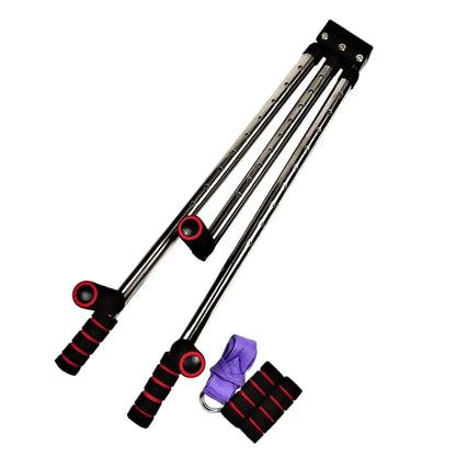 Adjustable Leg Stretcher Machine – Stainless Steel Flexibility Trainer for Home & Gym