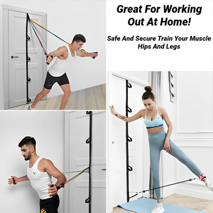 Door Anchor Strap for Resistance Bands – Portable Home Fitness Band Holder for Strength Training & Exercise