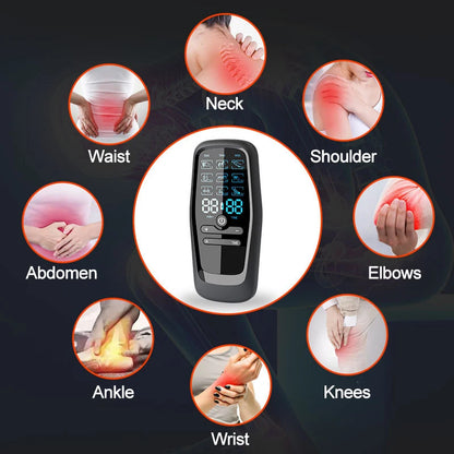 EMS Muscle Stimulator TENS Unit | Low Frequency Pulse Digital Body Massager for Pain Relief & Relaxation
