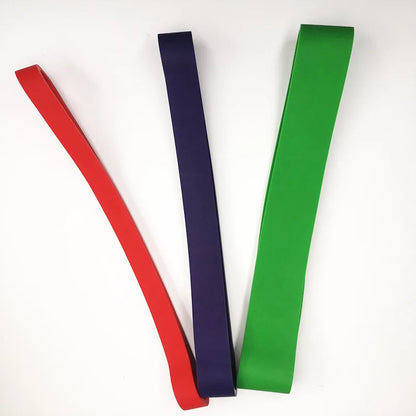 Latex Tube Resistance Bands – Short Mini Thick Circle, Door Anchor Assist, Fitness Pull Rope for Strength Training & Home Workouts