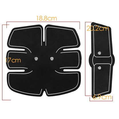 Electric EMS Muscle Stimulator for Abdomen, Buttocks & Arms | Slimming & Pain Relief Trainer