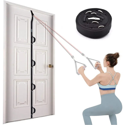 Door Anchor Strap for Resistance Bands – Portable Home Fitness Band Holder for Strength Training & Exercise
