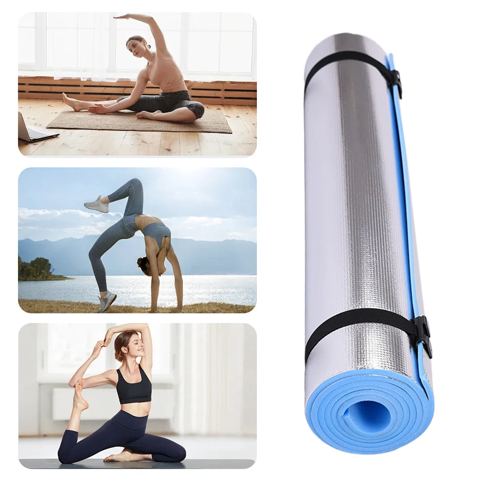 10mm Yoga Mat Non-Slip EVA Comfort Foam | Thick Exercise & Pilates Mat for Home, Gym & Outdoor