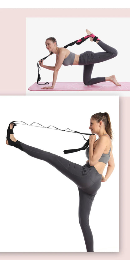 Leg Stretching Strap | Fitness Yoga Flexibility Band for Muscle Relaxation & Rehabilitation