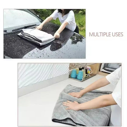"Premium Microfiber Car Wash Towel – Super Absorbent, Quick-Dry & Eco-Friendly"