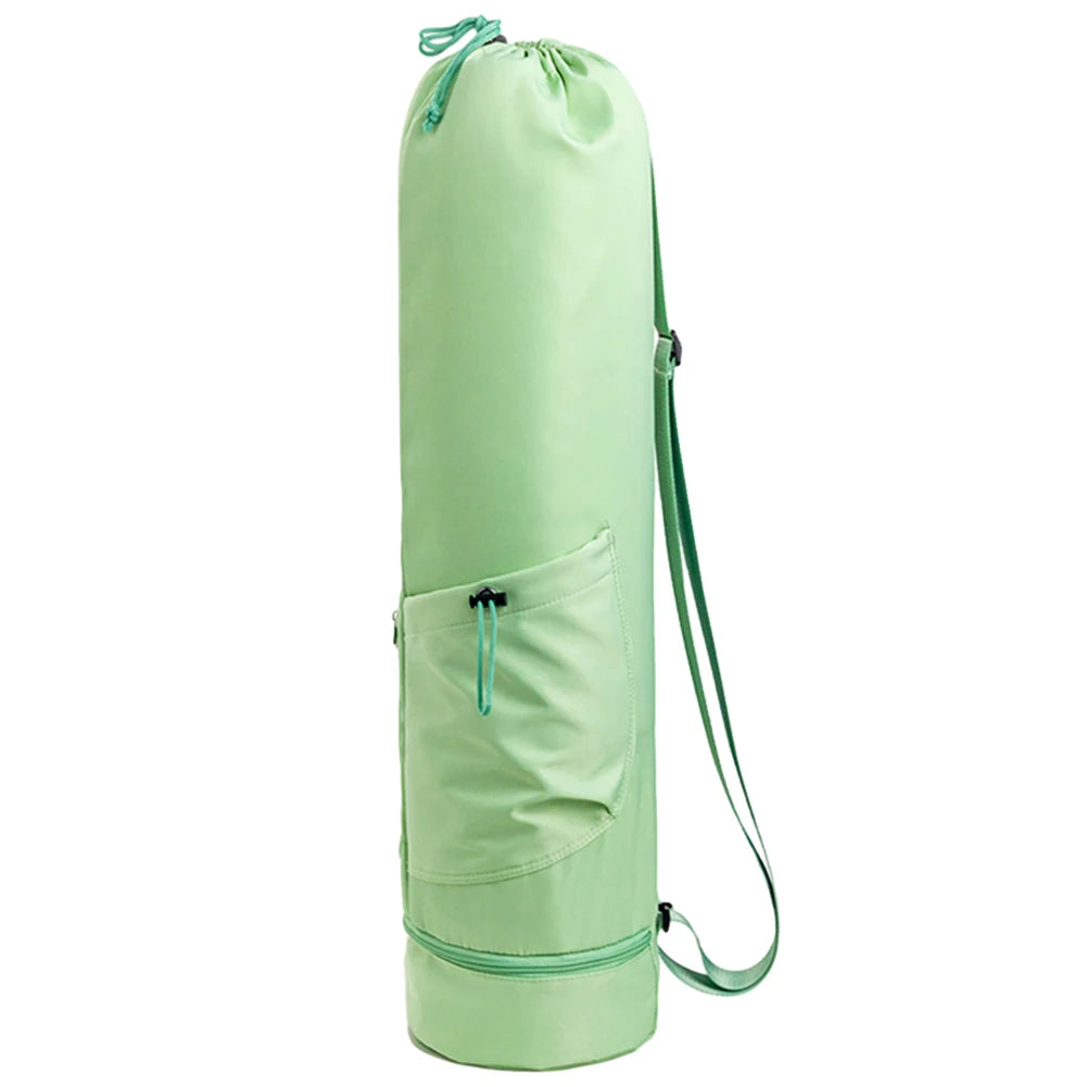 Travel Yoga Mat Bag – Waterproof Nylon Backpack, Sports & Gym Carrier Bag with Large Storage