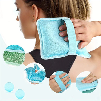 Hot & Cold Therapy Gel Packs – Reusable Ice & Heat Pack for Pain Relief, Fever, Headache & Injuries