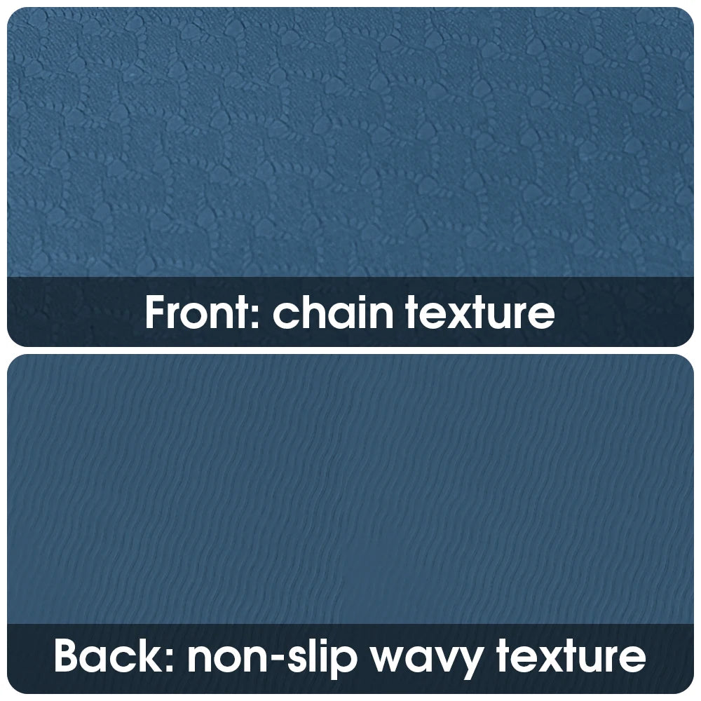 TPE Yoga Mat | Foldable Non-Slip Pilates & Meditation Mat | Lightweight & Shock Absorbing