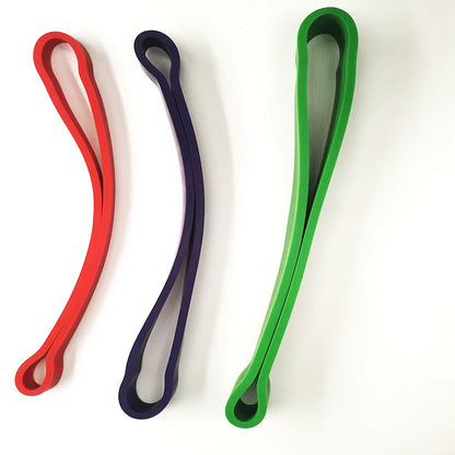 Latex Tube Resistance Bands – Short Mini Thick Circle, Door Anchor Assist, Fitness Pull Rope for Strength Training & Home Workouts