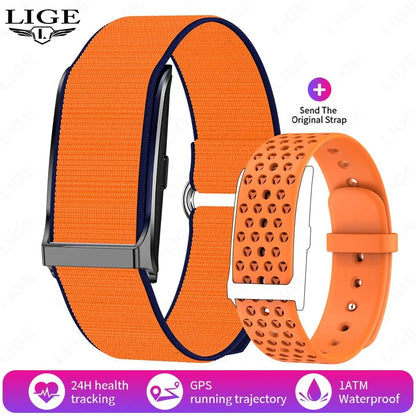LIGE Smartwatch Bluetooth Fitness Tracker with Heart Rate, Blood Oxygen & 24H Health Monitoring