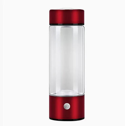 Hydrogen Water Bottle – Portable Hydrogen Generator Cup, Rechargeable Ionizer, Glass Health Bottle