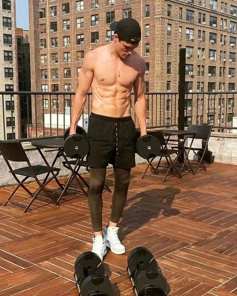 Free Weight Body Building Weight Lifting Fitness Gym 70Lbs  Accessories 32Kg Adjustable Dumbbell