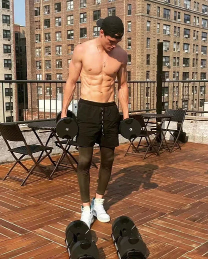 Free Weight Body Building Weight Lifting Fitness Gym 70Lbs  Accessories 32Kg Adjustable Dumbbell